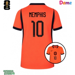 Holland Memphis Depay #10 Replika Hjemmebanetrøje Dame VM 2026 Kortærmet